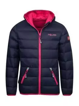 Пуховик Trollkids Jacke Dovrefjell, цвет Marineblau/Magenta