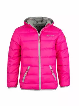 Пуховик Trollkids Jacke Dovrefjell, цвет Pink/Silbergrau