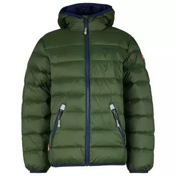 Пуховик Trollkids Kid's Dovrefjell, цвет Forest Green/Navy