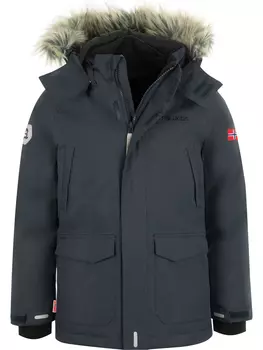 Пуховик Trollkids Spitsbergen, антрацит