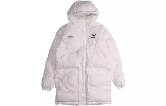 Пуховик Tyakasha X унисекс белый Puma, белый