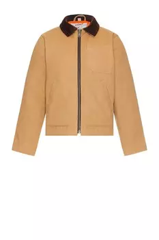 Пуховик Union из парусины Schott, хаки