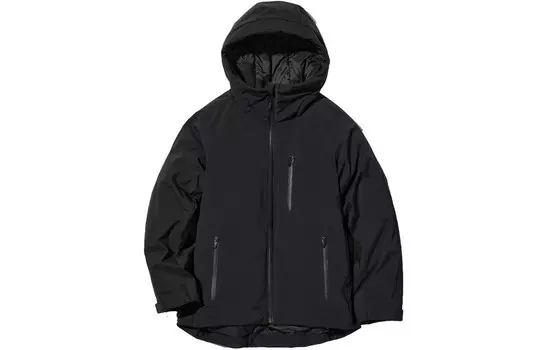 Пуховик Uniqlo Hybrid down, черный