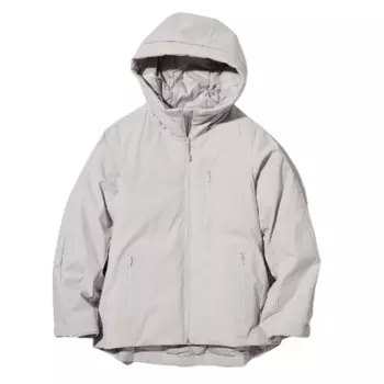 Пуховик Uniqlo Hybrid down, светло-серый