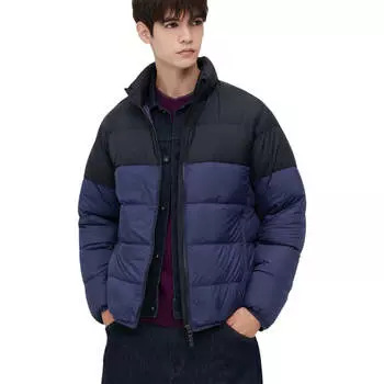 Пуховик Uniqlo Ultra Light Down 3D Cut, 68 темно-голубой/черный