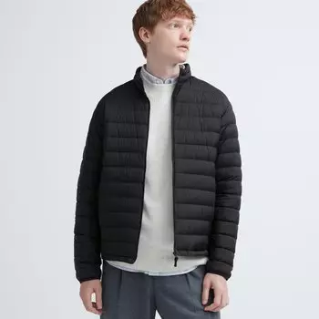 Пуховик UNIQLO влагооталкивающий, черный