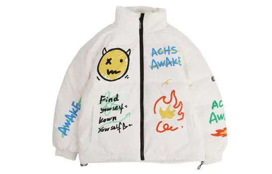 Пуховик унисекс Achs Awake, черный