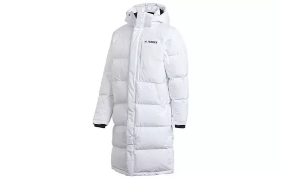 Пуховик унисекс adidas, Белый