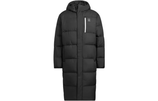 Пуховик унисекс adidas neo, черный