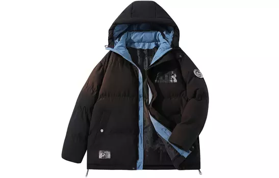 Пуховик унисекс Airwalk, Silver to Black (Gradient Upgraded)