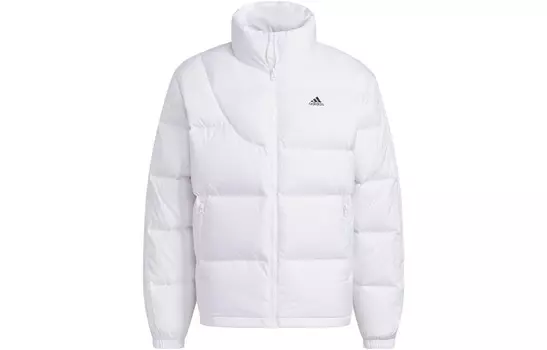 Пуховик унисекс белый Adidas, белый