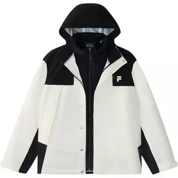 Пуховик унисекс белый Fila Fusion