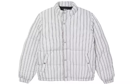 Пуховик унисекс белый Stussy, белый
