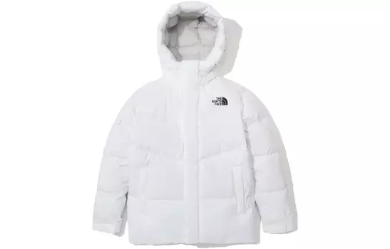 Пуховик унисекс белый The North Face