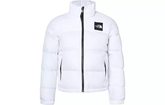 Пуховик унисекс белый The North Face, белый
