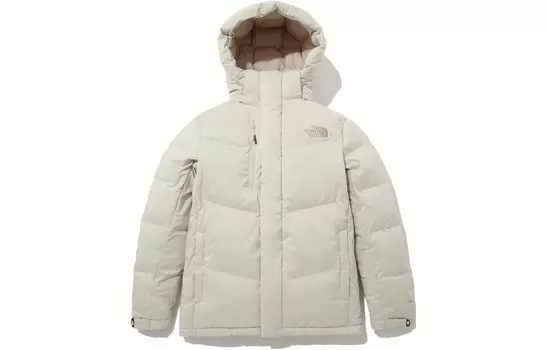 Пуховик унисекс белый The North Face, белый
