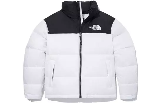 Пуховик унисекс белый The North Face, белый