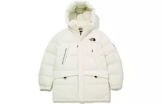 Пуховик унисекс белый The North Face, белый