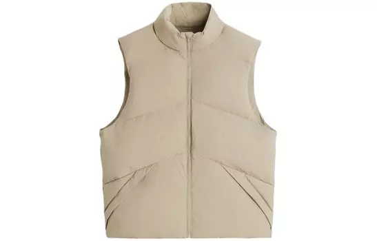 Пуховик унисекс бежевый Zara, бежевый