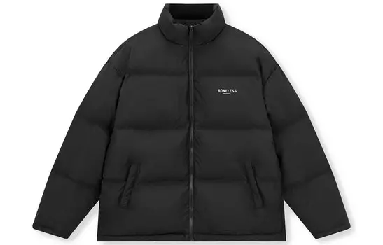 Пуховик унисекс BONELESS, Черный