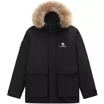 Пуховик унисекс CAMEL, Черный