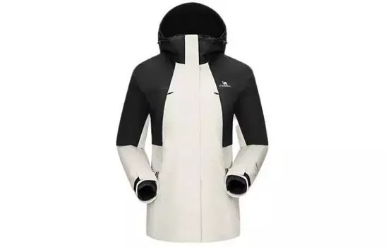 Пуховик унисекс Camel, цвет Phantom Black/Warm White