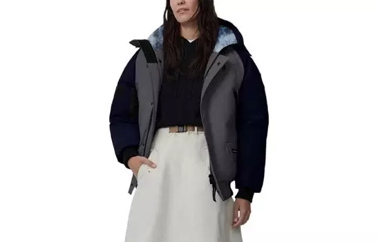Пуховик унисекс Canada Goose, темно-синий
