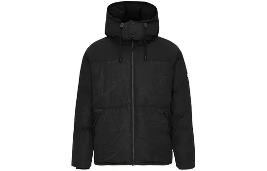 Пуховик унисекс CAT, темно-синий