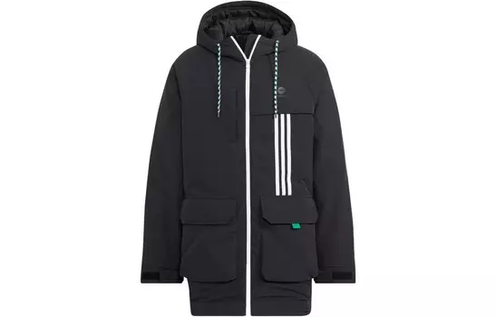 Пуховик унисекс черный Adidas Neo, черный