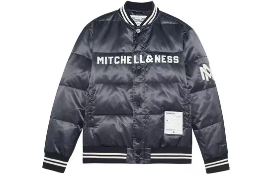 Пуховик унисекс черный Mitchell Ness