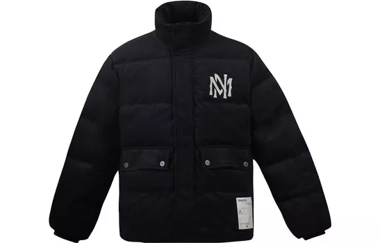 Пуховик унисекс черный Mitchell Ness