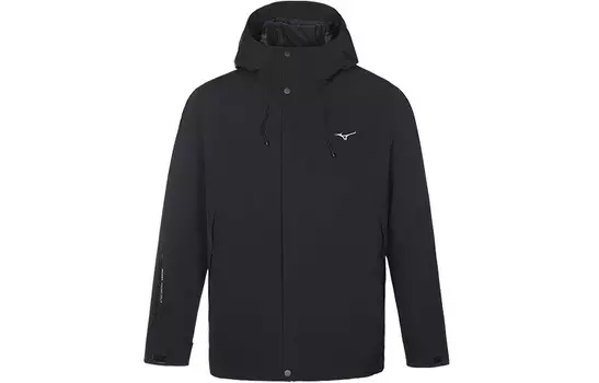 Пуховик унисекс черный Mizuno