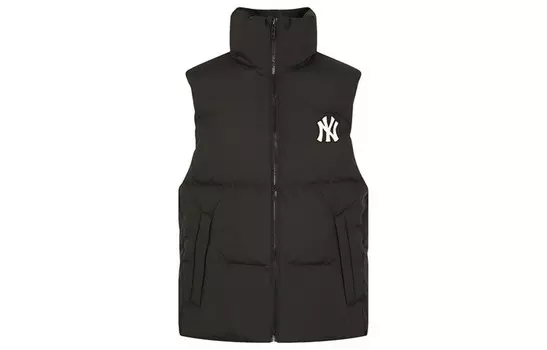 Пуховик унисекс черный Mlb