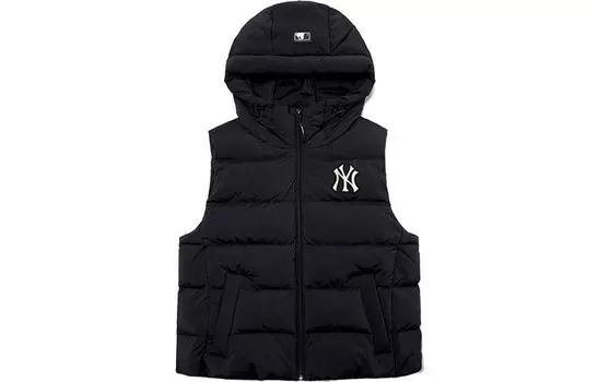 Пуховик унисекс черный Mlb