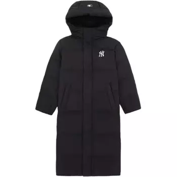 Пуховик унисекс черный Mlb