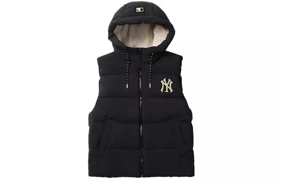 Пуховик унисекс черный Mlb