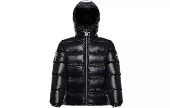 Пуховик унисекс черный Moncler