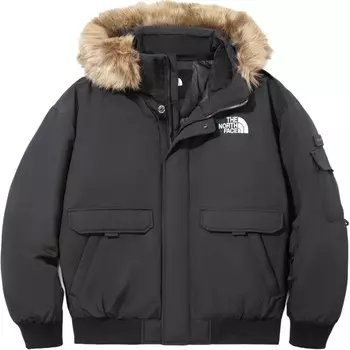 Пуховик унисекс чисто черный The North Face, черный