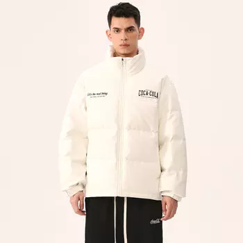 Пуховик унисекс Coca-Cola, Белый