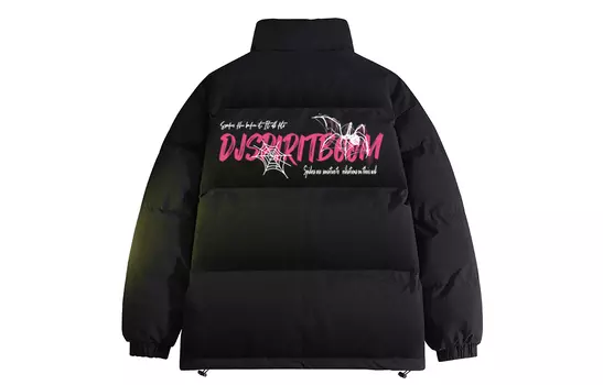 Пуховик унисекс DJ.SPIRIT, черный