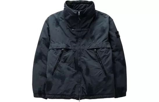 Пуховик унисекс дымчато-серый Stone Island, серый