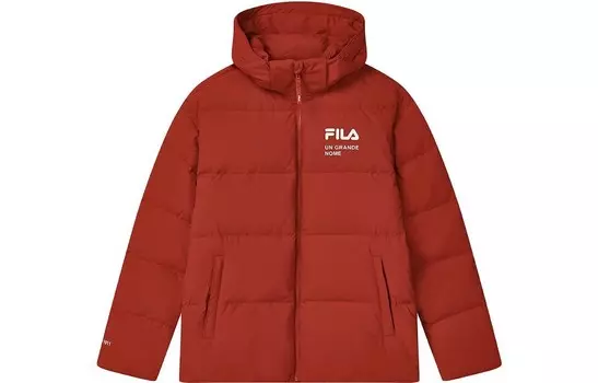Пуховик унисекс Fila, белый