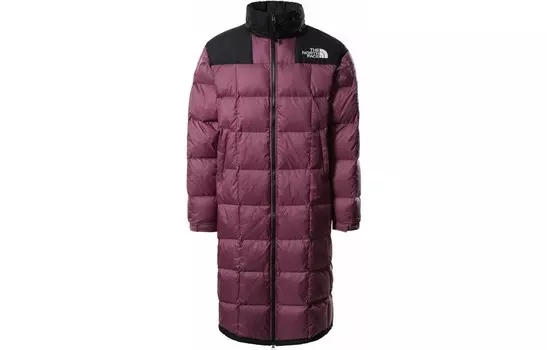 Пуховик унисекс фиолетовый The North Face, фиолетовый
