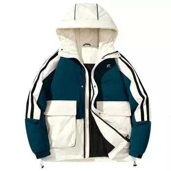 Пуховик унисекс Fuerza, фиолетовый