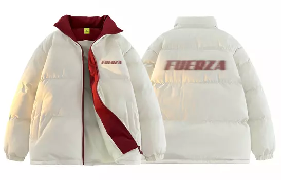 Пуховик унисекс FUERZA, серо-голубой