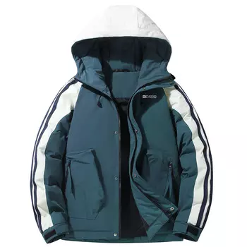 Пуховик унисекс Fuerza, зеленый