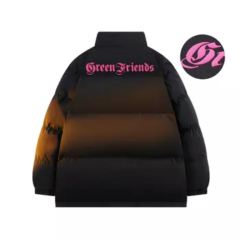 Пуховик унисекс GF, Burgundy (Long)