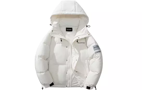 Пуховик унисекс GOLFCROSS, Белый