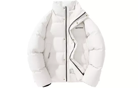 Пуховик унисекс GOLFCROSS, Белый
