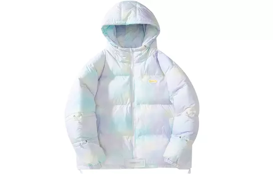 Пуховик унисекс GOLFCROSS, белый